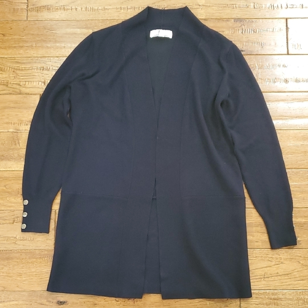 Magaschoni Navy Knit Cardigan
